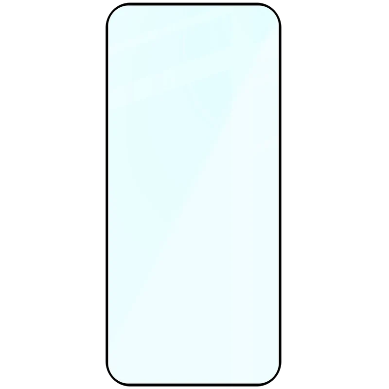Gehärtetes Glas - 2 Stück + Kameraschutz für Oppo Reno 15, Bizon Glass Edge Pack, Schwarz