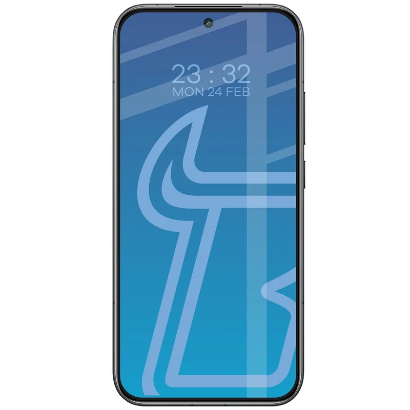 Gehärtetes Glas für Xiaomi POCO F8 Pro, Bizon Glass Edge Duo, Schwarzer Rahmen, 2 Stück