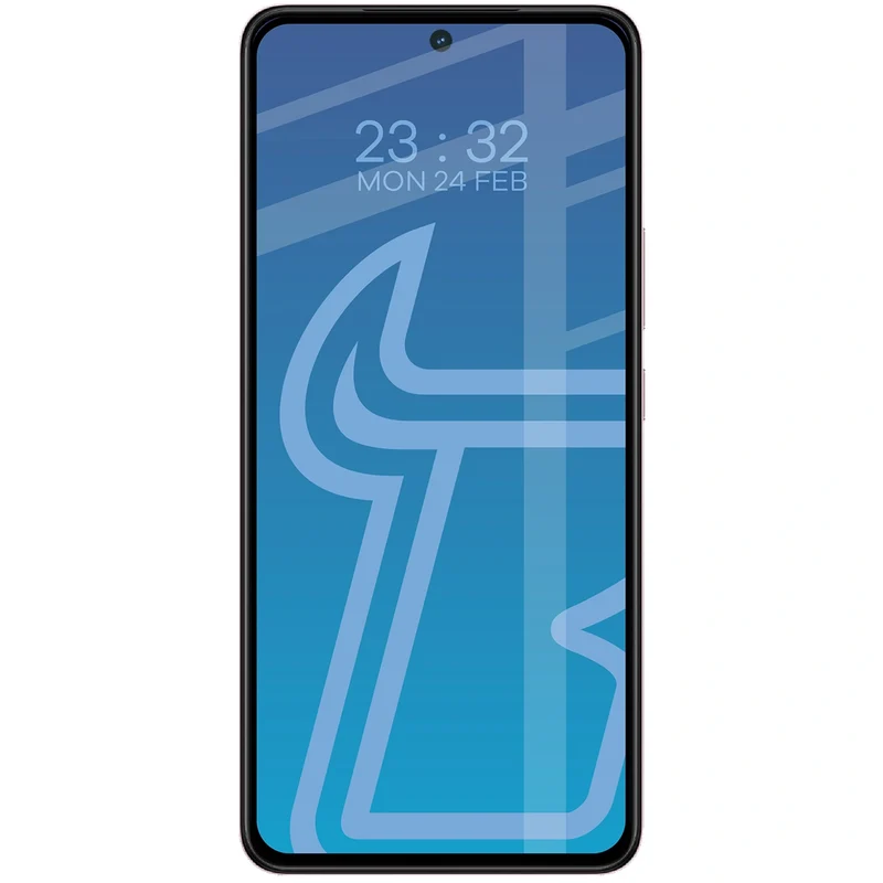 Gehärtetes Glas für Vivo V60 Lite 4G/5G, Bizon Glass Edge Duo, Schwarzer Rahmen, 2 Stück