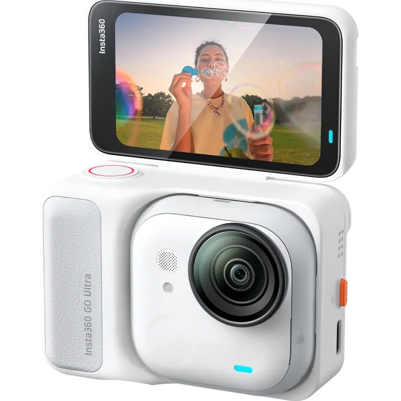 Gehärtetes Glas für Insta360 Go Ultra, Spigen Glas.tR Slim, 2 Stück