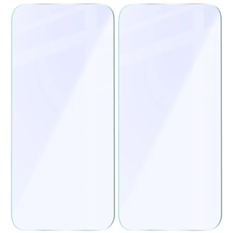 Flexibles Hybridglas für iPhone 15 Plus, Bizon Hybrid Mule Duo, 2 Stück