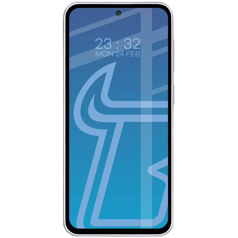 Gehärtetes Glas - 2 Stück + Kameraschutz für Galaxy A37 5G, Bizon Glass Edge Pack, Schwarz