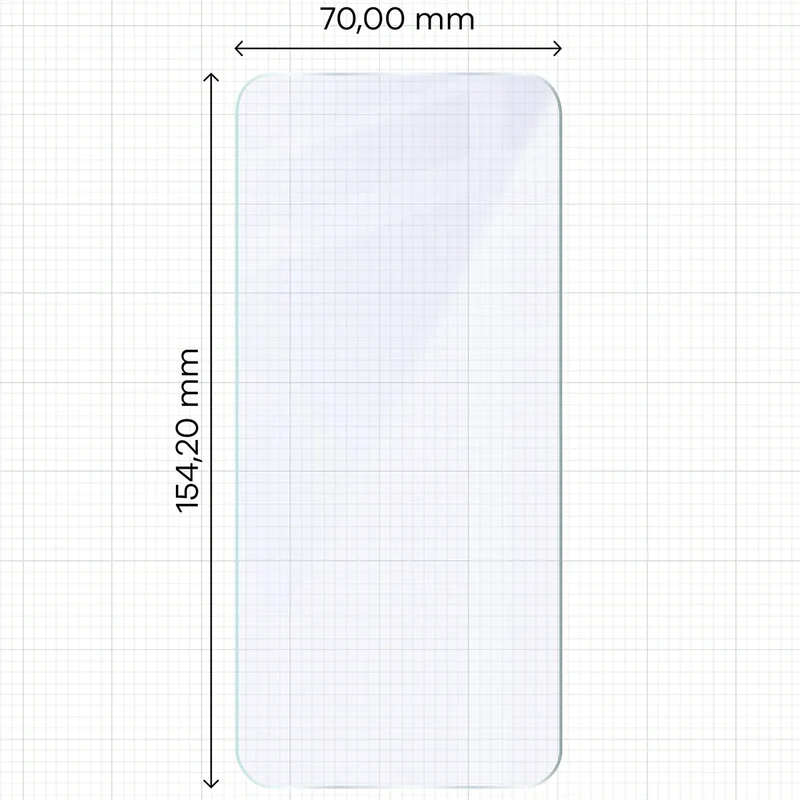 Flexibles Hybridglas für Oppo Reno 14, Bizon Hybrid Mule Duo, 2 Stück