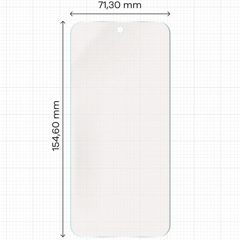 Matte Folie für Oppo Reno 15 FS, Bizon Film Sun, 1 Stück
