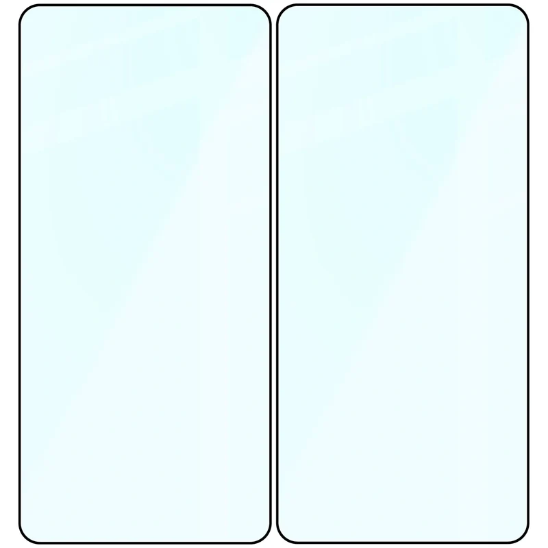 Gehärtetes Glas für Galaxy S26 Ultra, Bizon Glass Edge Duo, Schwarzer Rahmen, 2 Stück