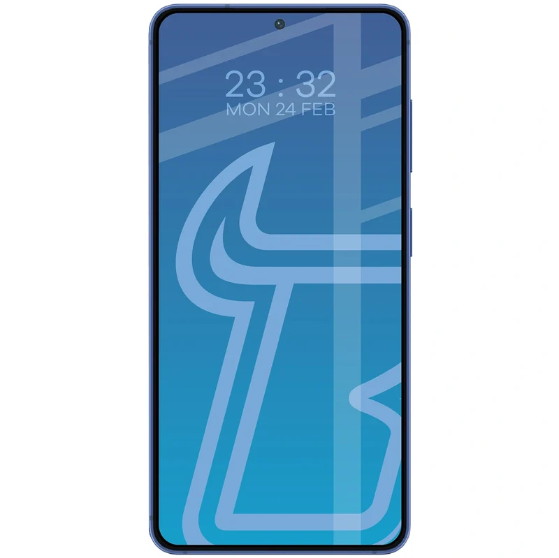 Gehärtetes Glas für Galaxy S26 Plus, Bizon Glass Edge Duo, Schwarzer Rahmen, 2 Stück