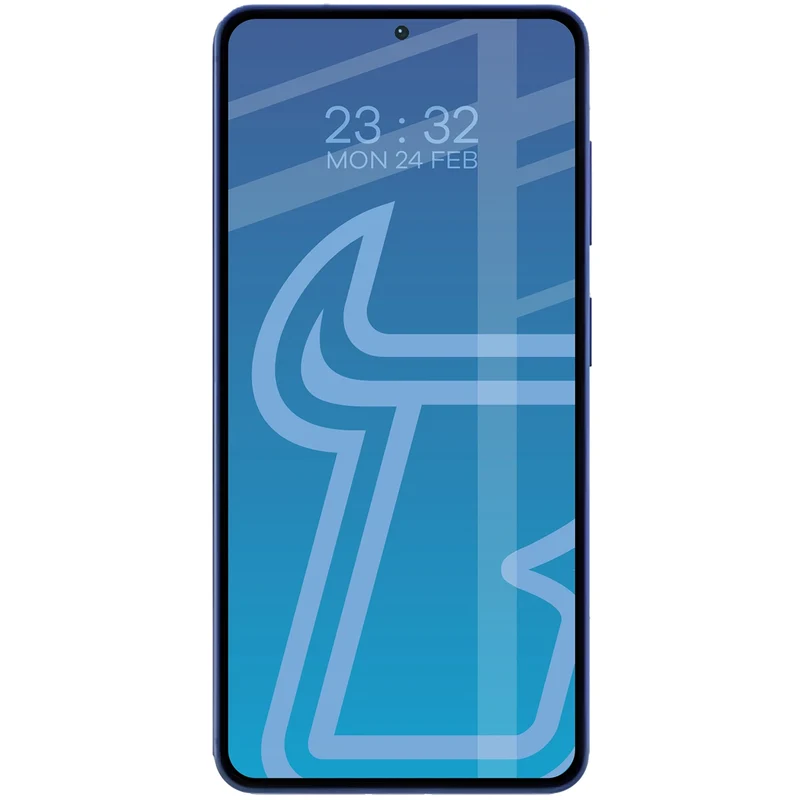 Gehärtetes Glas für Galaxy S26, Bizon Glass Edge Duo, Schwarzer Rahmen, 2 Stück