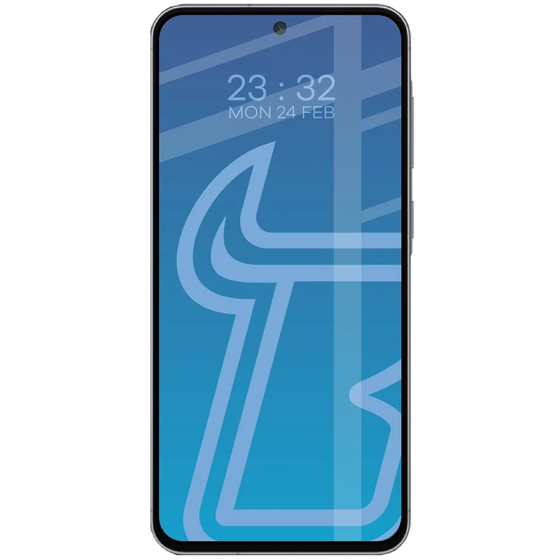 Gehärtetes Glas für Galaxy A57 5G, Bizon Glass Edge Duo, Schwarzer Rahmen, 2 Stück