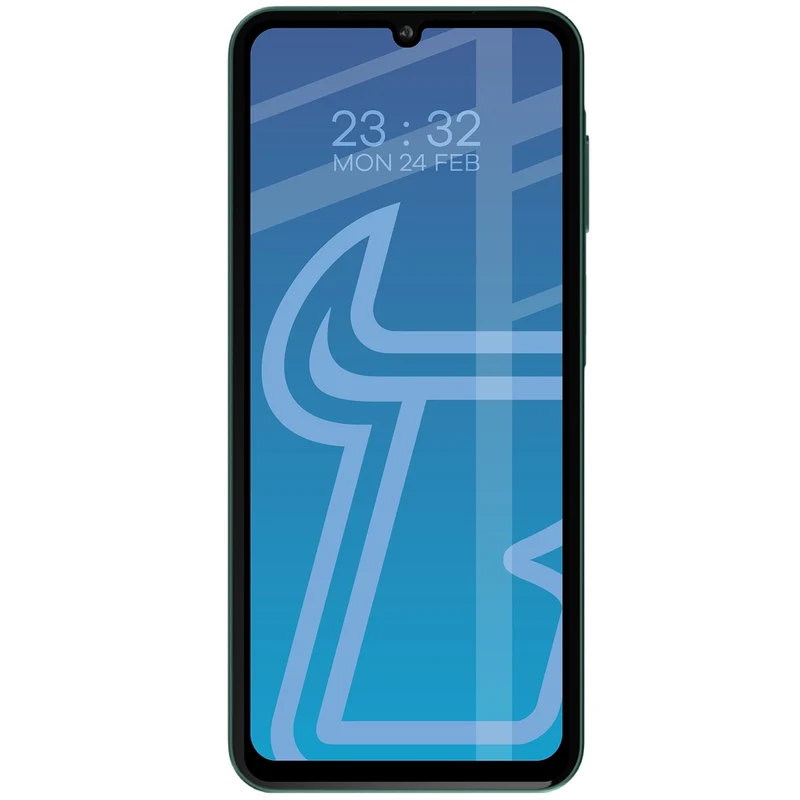 Gehärtetes Glas für Galaxy A07 4G / 5G, Bizon Glass Edge Duo, Schwarzer Rahmen, 2 Stück