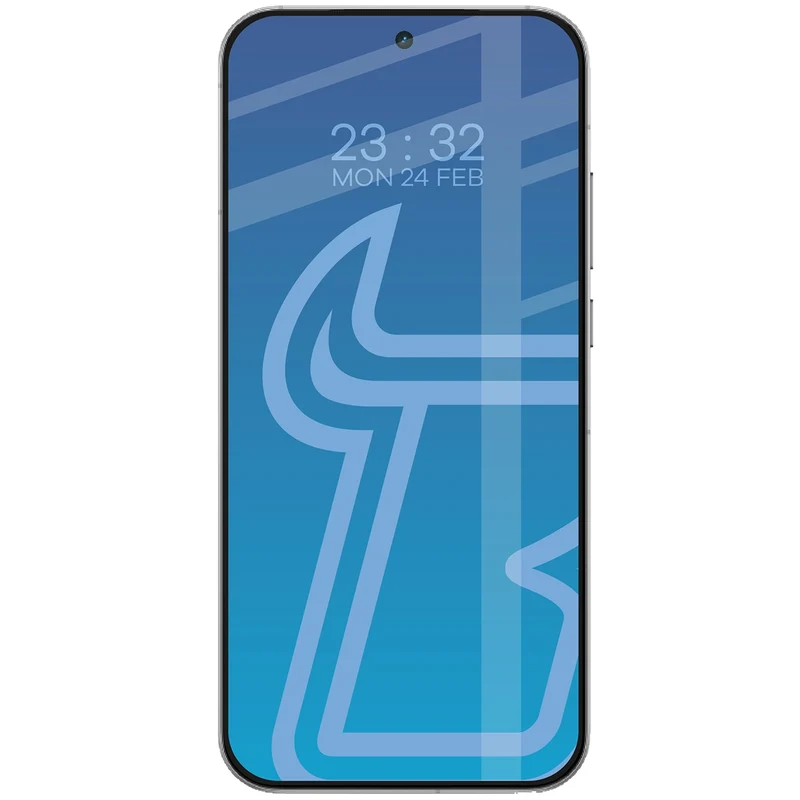 Gehärtetes Glas für Realme GT 8 / 8 Pro, Bizon Glass Edge Duo, Schwarzer Rahmen, 2 Stück