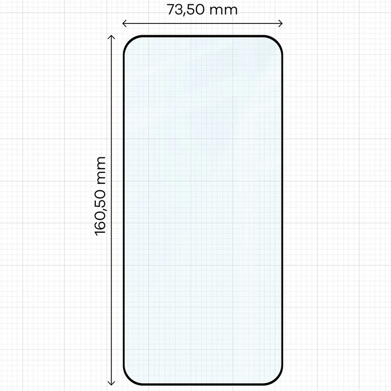 Gehärtetes Glas für OnePlus 15R, Bizon Glass Edge Duo, Schwarzer Rahmen, 2 Stück