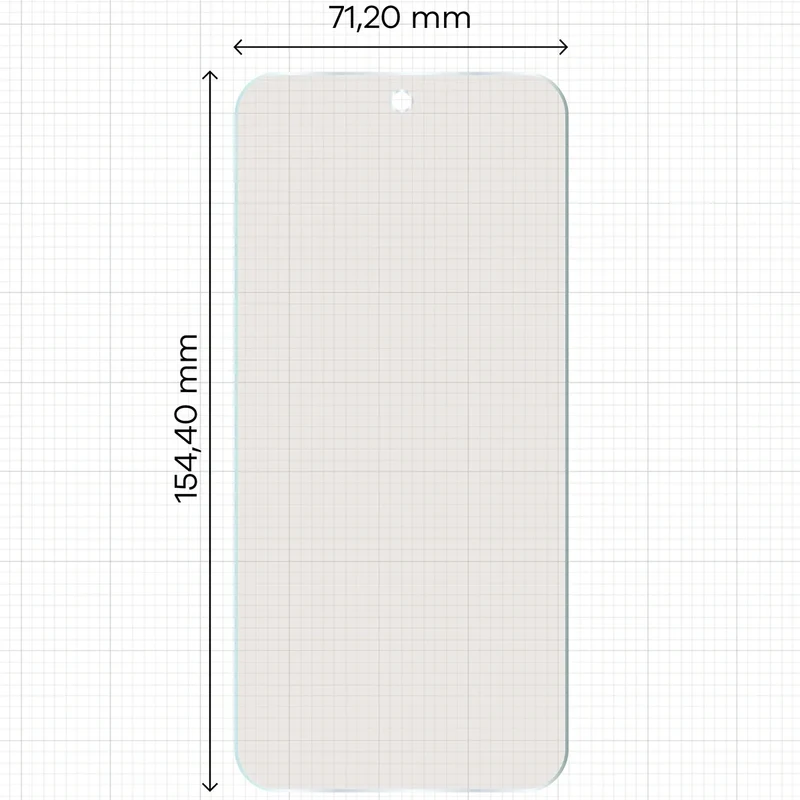 Matte Folie für Oppo Reno 15, Bizon Film Sun, 1 Stück