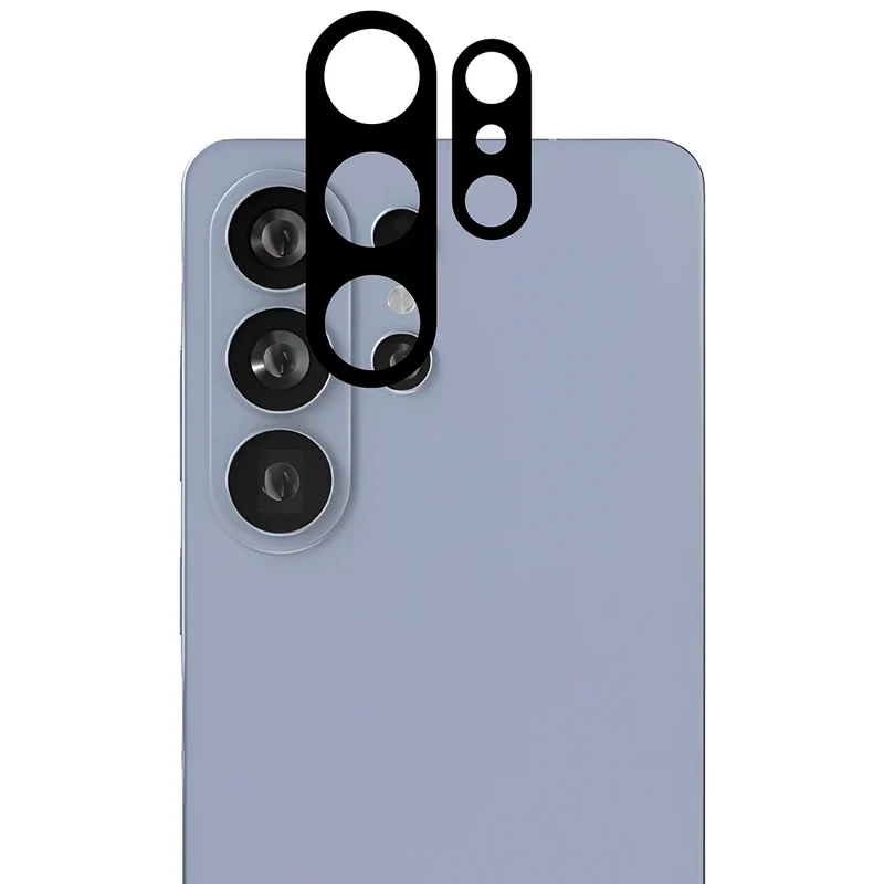 Gehärtetes Glas - 2 Stück + Kameraschutz für Galaxy S26 Ultra, Bizon Glass Edge Pack, Schwarz