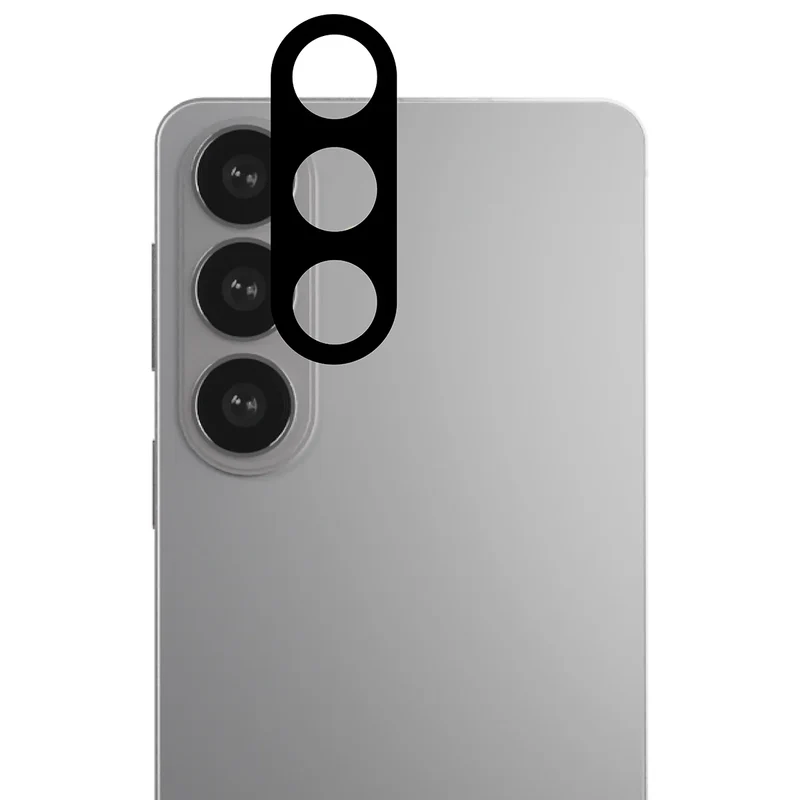 Gehärtetes Glas - 2 Stück + Kameraschutz für Galaxy S26, Bizon Glass Edge Pack, Schwarz