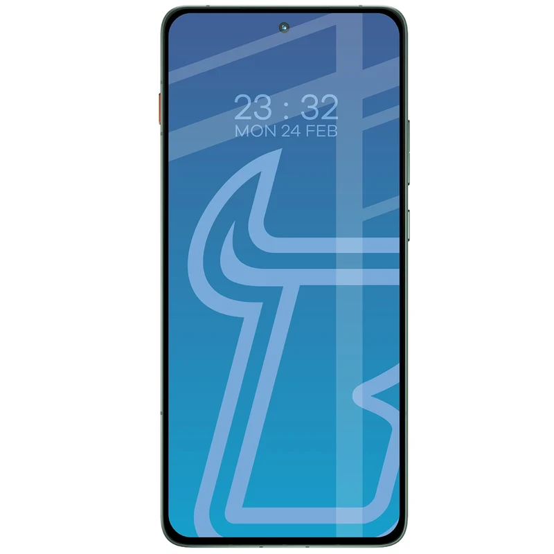 Gehärtetes Glas für Motorola Edge 70, Bizon Glass Edge Duo, Schwarzer Rahmen, 2 Stück