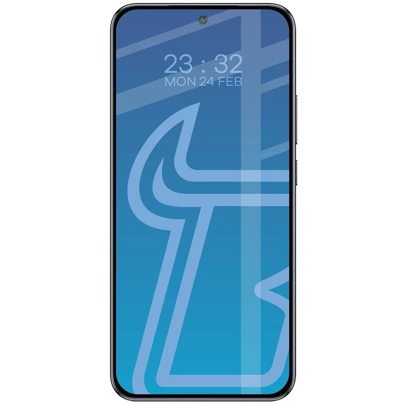 Gehärtetes Glas für Honor Magic8 Lite, Bizon Glass Edge Duo, Schwarzer Rahmen, 2 Stück