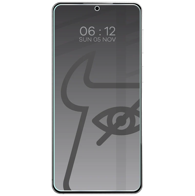Gehärtetes Glas mit Privatschutzfilter für Galaxy S26, Bizon Glass Clear Shadow Duo, getönt, 2 Stück