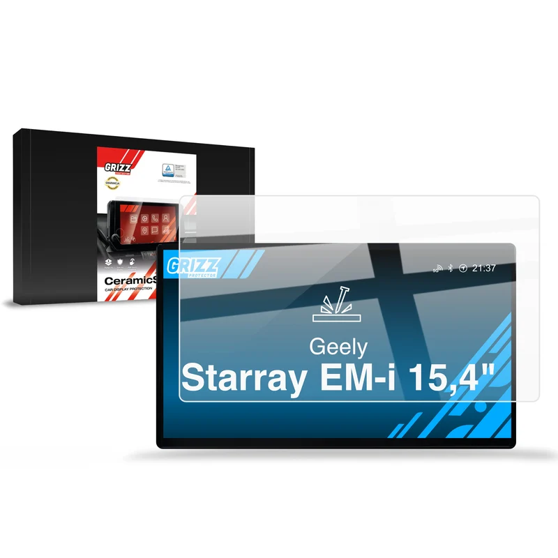 Keramische Autodisplayfolie für Geely Starray EM-i 15,4" (2025-2026), Grizz Protector