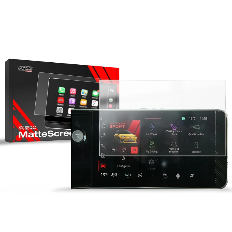 Matte Autodisplayfolie für Nissan Micra E (2025-2026), Grizz Protector