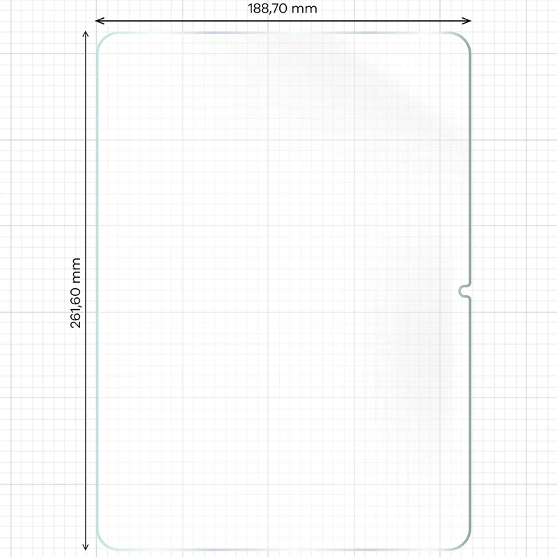 Papierimitationsfolie für OnePlus Pad Go 2 Bizon Film Tab Papirus Duo, 2 Stück