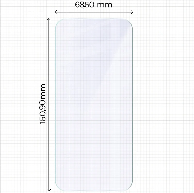 Flexibles Hybridglas für Google Pixel 9a, Bizon Hybrid Mule Duo, 2 Stück