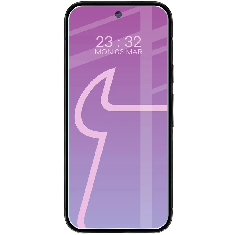 Flexibles Hybridglas für Google Pixel 9a, Bizon Hybrid Mule Duo, 2 Stück