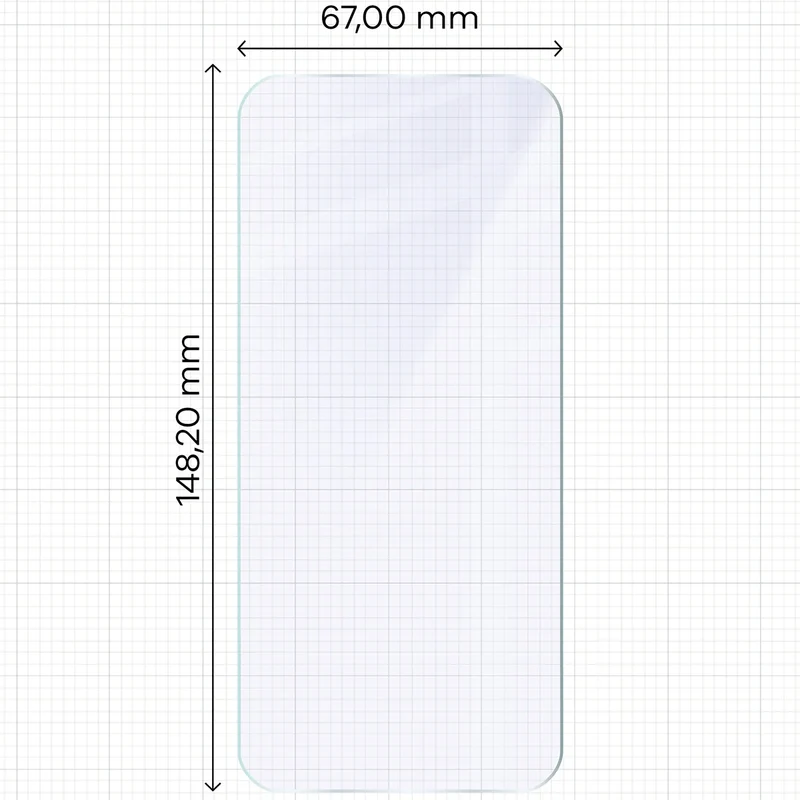 Flexibles Hybridglas für Google Pixel 10 Pro, Bizon Hybrid Mule Duo, 2 Stück