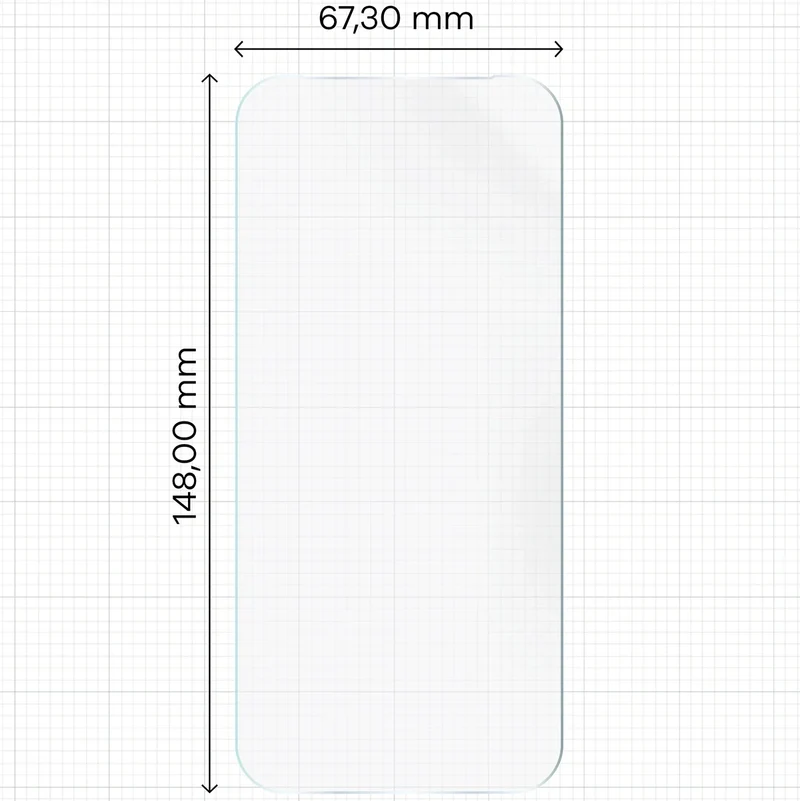 Hydrogel Folie für den Bildschirm für Oppo Reno 15 Pro, Bizon Film Hydrogel Front, 1 Stück