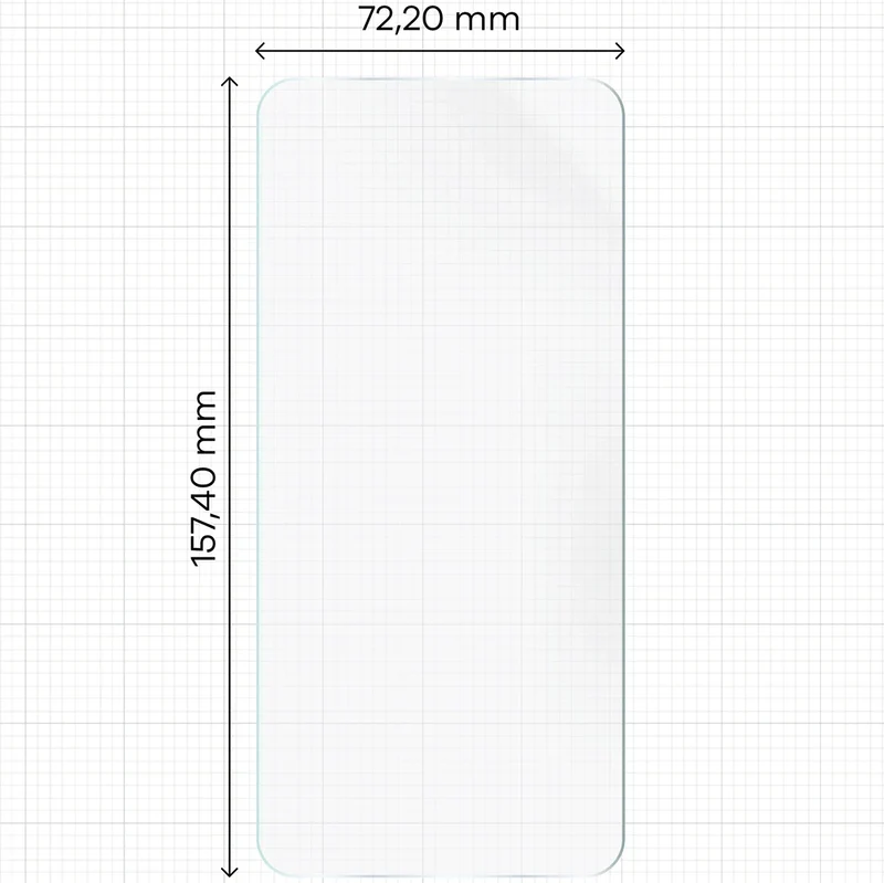 Hydrogel Folie für den Bildschirm für Motorola Signature, Bizon Film Hydrogel Front, 1 Stück