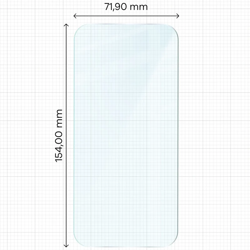 Gehärtetes Glas für Xiaomi POCO F8 Pro, Bizon Glass Clear Duo, 2 Stück