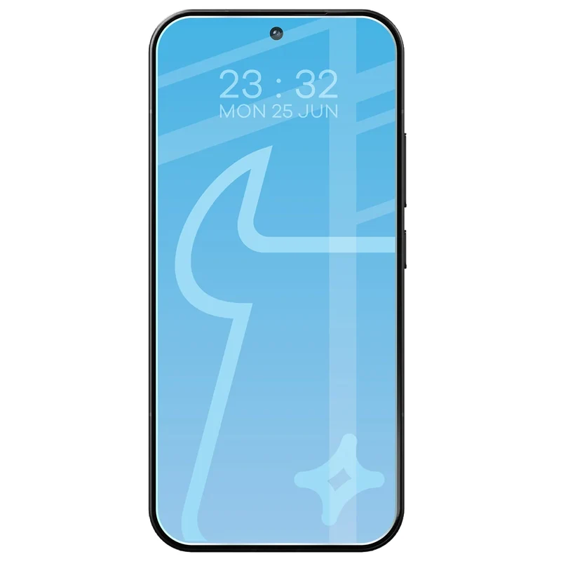 Gehärtetes Glas für Xiaomi 17, Bizon Glass Clear Duo, 2 Stück