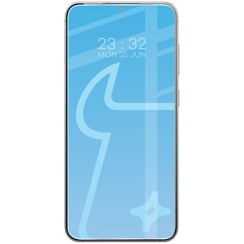 Gehärtetes Glas für Galaxy S26 Plus / S25 Edge, Bizon Glass Clear Duo, 2 Stück