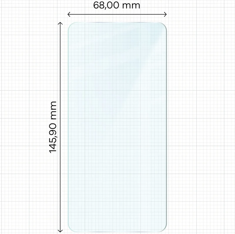 Gehärtetes Glas für Galaxy S26, Bizon Glass Clear Duo, 2 Stück