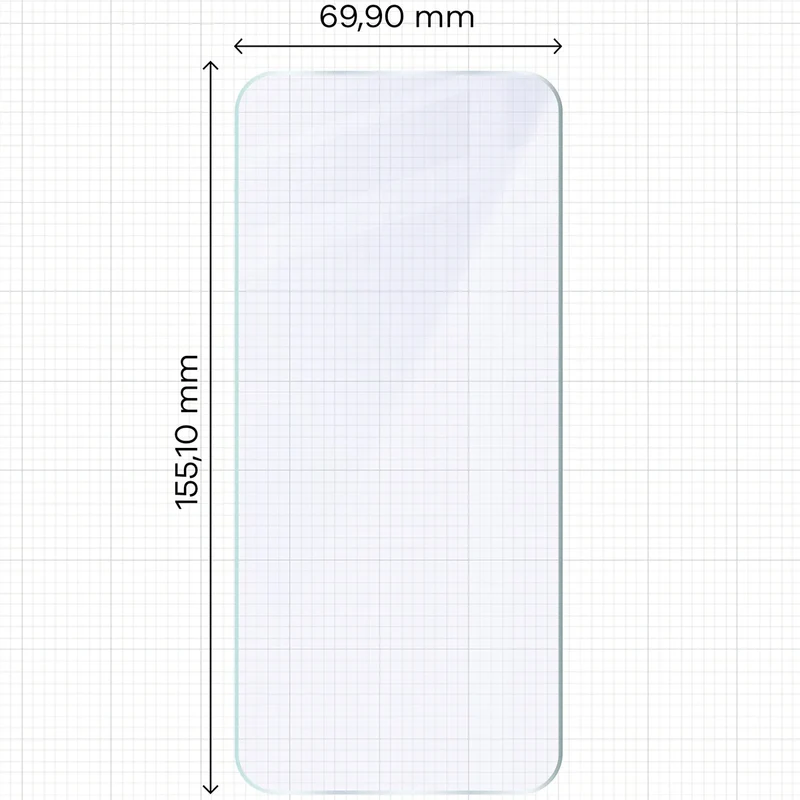 Flexibles Hybridglas für Xiaomi POCO M8 Pro 5G, Bizon Hybrid Mule Duo, 2 Stück