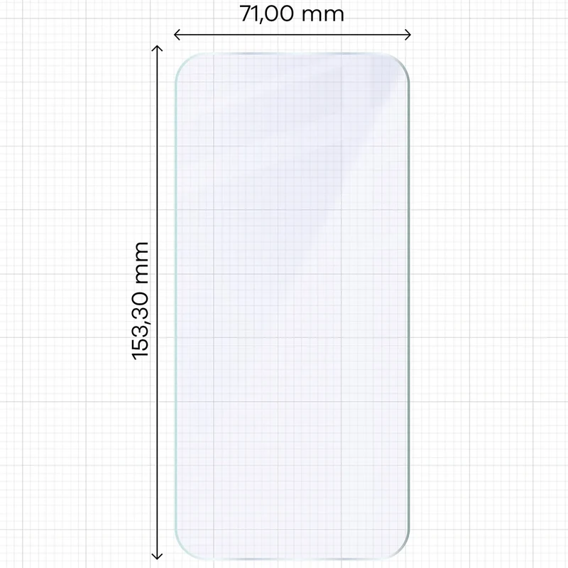 Flexibles Hybridglas für Xiaomi POCO F8 Pro, Bizon Hybrid Mule Duo, 2 Stück