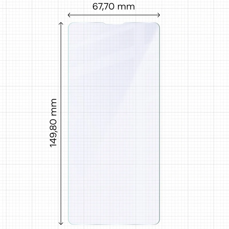Flexibles Hybridglas für Sony Xperia 10 VII, Bizon Hybrid Mule Duo, 2 Stück