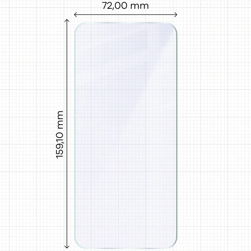 Flexibles Hybridglas für OnePlus 15R, Bizon Hybrid Mule Duo, 2 Stück