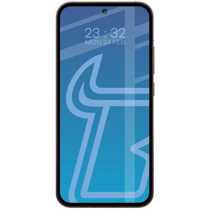 Gehärtetes Glas für Oppo Reno 15 Pro, Bizon Glass Edge, Schwarzer Rahmen