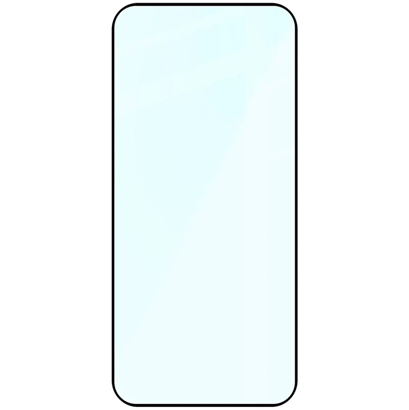 Gehärtetes Glas für Oppo Reno 15 Pro, Bizon Glass Edge, Schwarzer Rahmen
