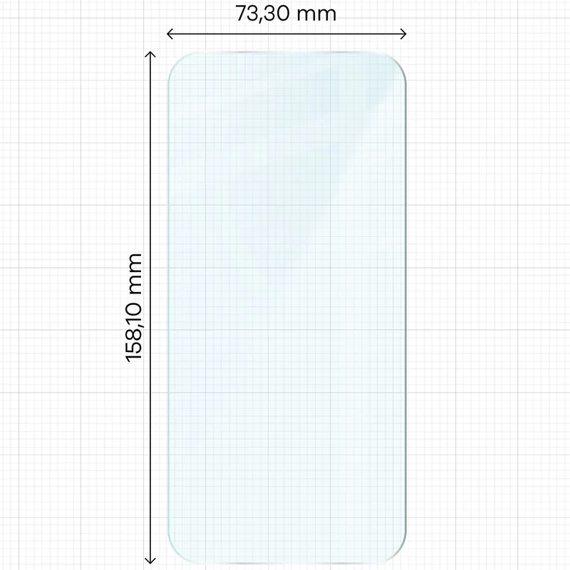 Gehärtetes Glas für Realme GT 8 / 8 Pro, Bizon Glass Clear Duo, 2 Stück