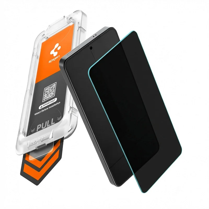 Glas + Applikator für Galaxy S26, Spigen Glas.tR EZ Fit Pro (AC) Privacy 1-Pack