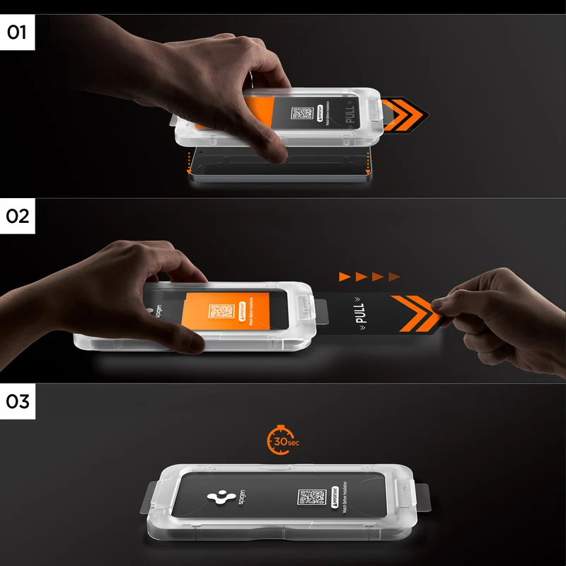 Glas + Applikator für Galaxy S26, Spigen Glas.tR EZ Fit Pro (AC) Privacy 1-Pack