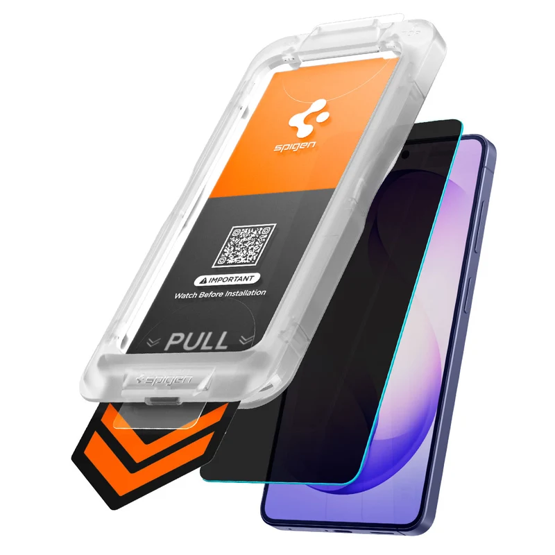 Glas + Applikator für Galaxy S26 Plus, Spigen Glas.tR EZ Fit Pro (AC) Privacy 1-Pack