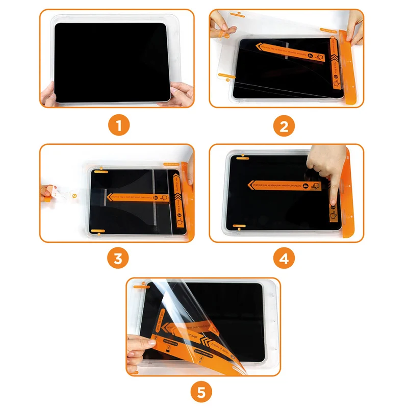 Glas + Applikator für iPad 11 / 10 gen. 2025 / 2022, Mobile Origin Screen Guard, Transparent