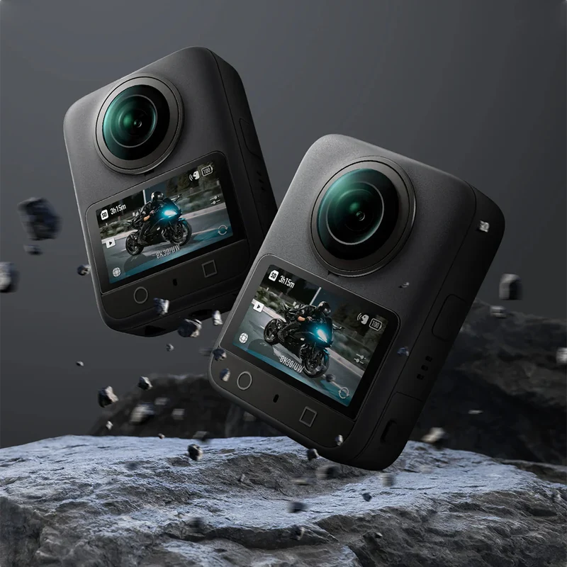 Gehärtetes Glas für DJI Osmo 360, Spigen Glas.tR Slim 2-Pack, 2 Stück