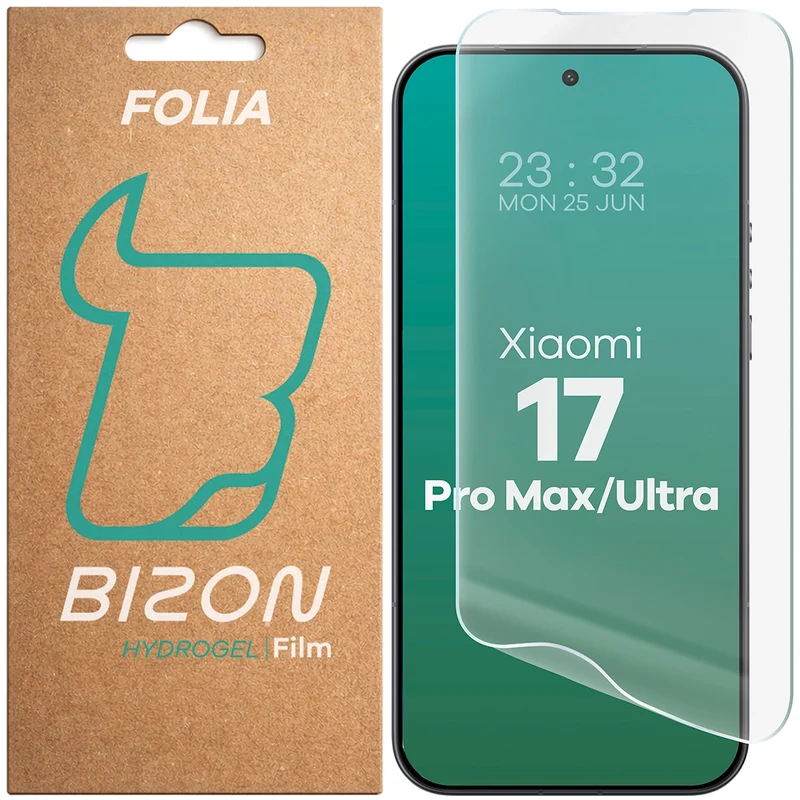 Hydrogel Folie für den Bildschirm für Xiaomi 17 Ultra / 17 Pro Max , Bizon Film Hydrogel Front, 1 Stück