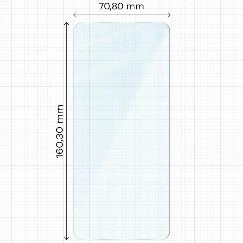 Gehärtetes Glas für Motorola Moto G57 Power / G67 Power, Bizon Glass Clear Duo, 2 Stück