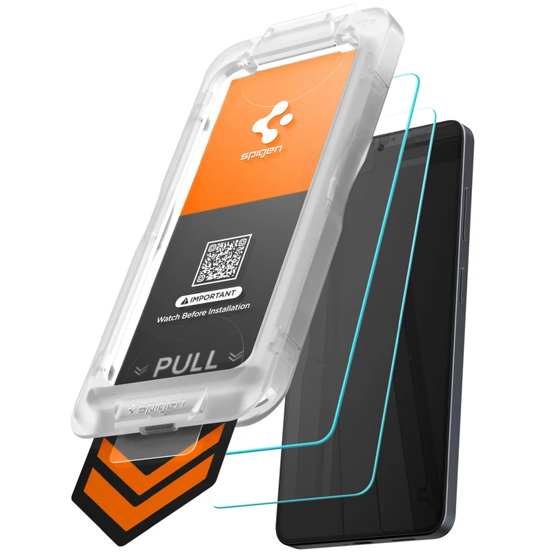 Glas + Applikator für Galaxy S26, Spigen Glas.tR EZ Fit Pro 2-Pack (AC)
