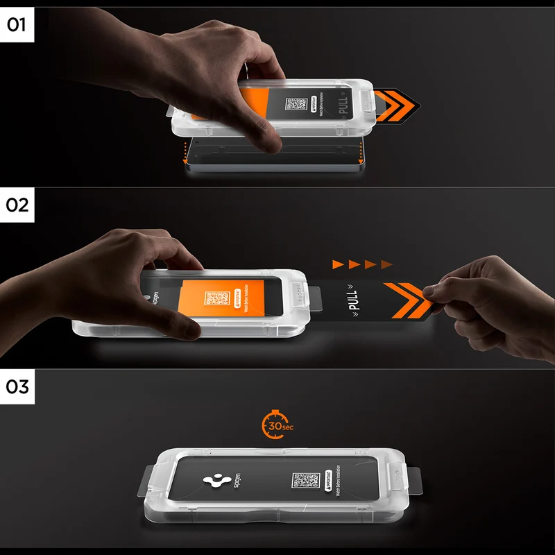 Glas + Applikator für Galaxy S26, Spigen Glas.tR EZ Fit Pro 2-Pack (AC)