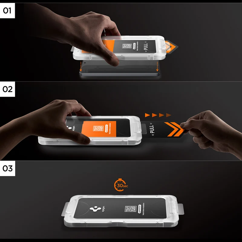 Glas + Applikator für Galaxy S26 Ultra, Spigen Glas.tR EZ Fit Pro 2-Pack (AC)